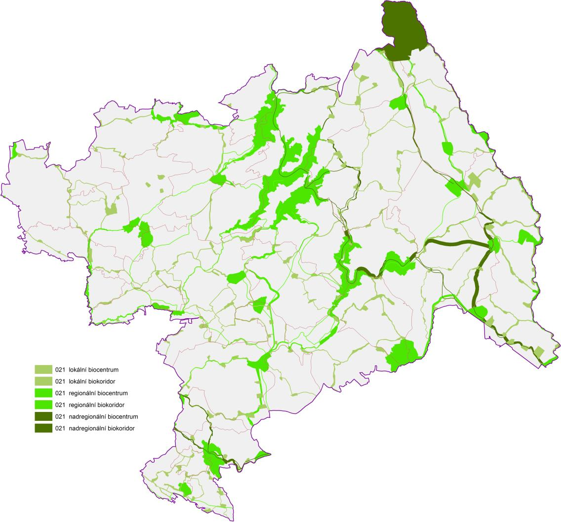 ÚAP ORP RYCHNOV NAD KNĚŽNOU aktualizace 2016 18 Vymezený územní systém ekologické stability v ORP : analýza SWOT : + * CHKO Orlické hory hodnotná přírodní a krajinná území, hodnotný krajinný ráz