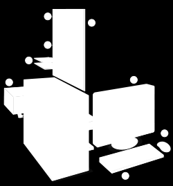 POČÍTAČ 1. Displej 2. Základní deska 3. CPU (mikroprocesor) 4. Paměť (RAM) 5.