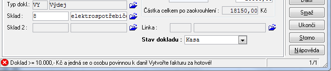 16 Kontrolní hlášení DPH Postup při vyfa je stejný jako dosud + doklad protistrany Zobrazení dokladu protistrany či částky KH naleznete v Prohlížení účetních knih *1018 na záložce více, v IQ DPH EU