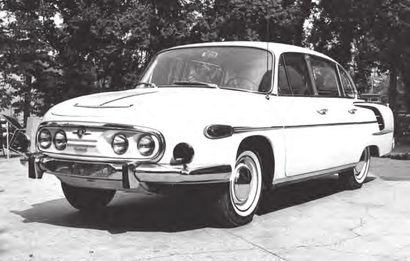 Oblá elegance V létě 1955 vyjel na silnice první prototyp velkého osobního vozu Tatra 603 se vzduchem chlazeným motorem V8 o objemu 2,5 l uloženým za zadní nápravou a důsledně zaoblenou karoserií