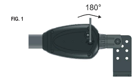 5 Nouzové odblokování při výpadku proudu Odblokovacím imbusovým klíčem otočte o 180 (cca ½ otáčky) ve směru hodinových ručiček (viz obrázek 4) NEPOUŽÍVEJTE NADMĚRNOU SÍLU!!! Obr.