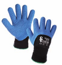 ROXY DOUBLE WINTER 3700 011 510 10 0003-5X CZ / Zimní rukavice s dlaněmi a prsty povrstvenými pěnovým nitrilem. Doporučené použití: práce v chladném počasí ve vlhkém nebo olejnatém prostředí.