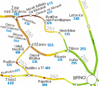 Na železniční síť je napojeno pouze 9 obcí z celého území. Z hlediska kapacity je dopravní infrastruktura v regionu dostačující, špatný je však její technický stav.