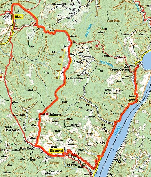 Obr. 16: Mapa trasy č. 4 3.1.1.5 Cyklotrasa č.