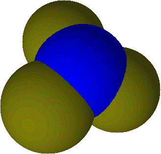 objemné atomy jódu nuceny setrvávat v těsné vzájemné blízkosti, což vede k silné elektronové repulzi.
