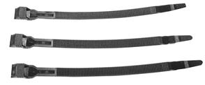 Káblové pásky, CSL 260, CSL 350, pre izolované vzdušné vedenia Použitie Plastové káblové pásky umožňujú pripevnenie zväzku závesného kábla vn na nosné svorky.