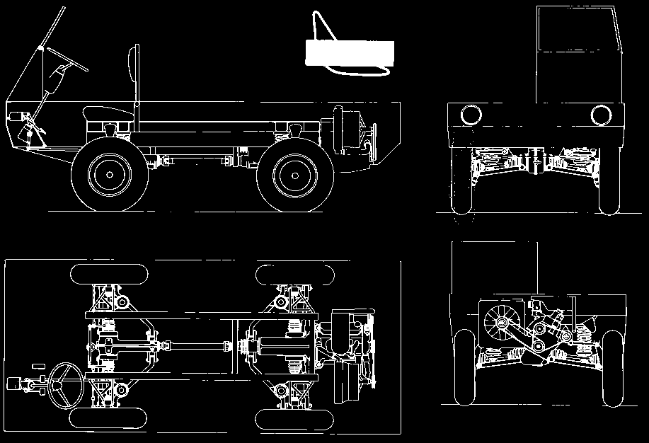 Projekt z ÚVMV Od podzimu 1960 se rodil jiný, koncepčně zcela odlišný projekt terénního zemědělského automobilu vycházející z koncepce vozu Š 990 NOV, budoucího embéčka.