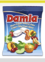 4067 Damla karamelky, 1000 g 1x8 ks 4439 Eukalyp. mentol.