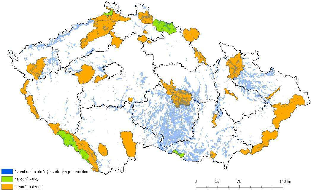 3. Určení potenciálu větrné energie 3.1 