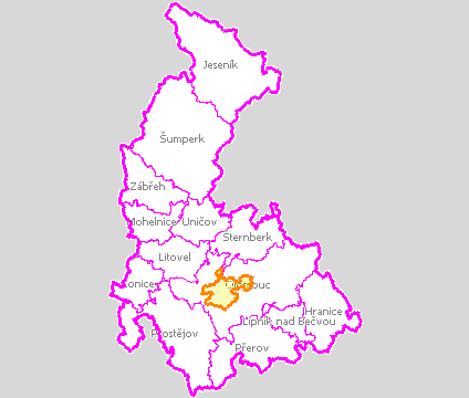 A. NÁZEV OBCE Název části obce (ZSJ): Droždín Mapa A: Území obce Přehledová mapka Kód části obce PRVK: 7107_029_04_03263 Název obce: Olomouc Kód obce (IČOB): 500496 (500496) Číslo ORP3 (ČSÚ): 1899