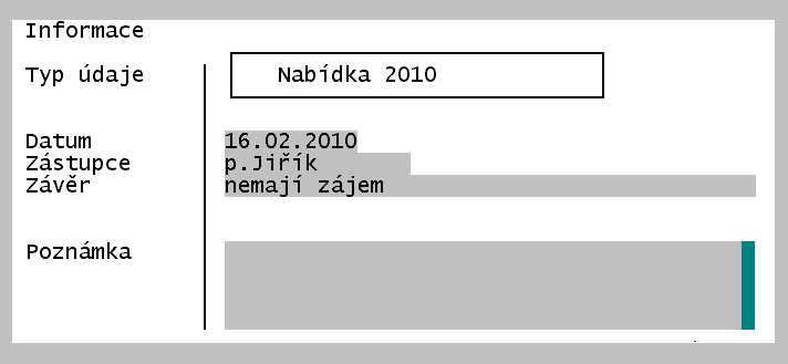 Číselníky Mail a odkaz na WWW stránky můžete využít tak, že v kartě partnera stisknete tlačítko nacházející se vpravo od t ěchto údajů.