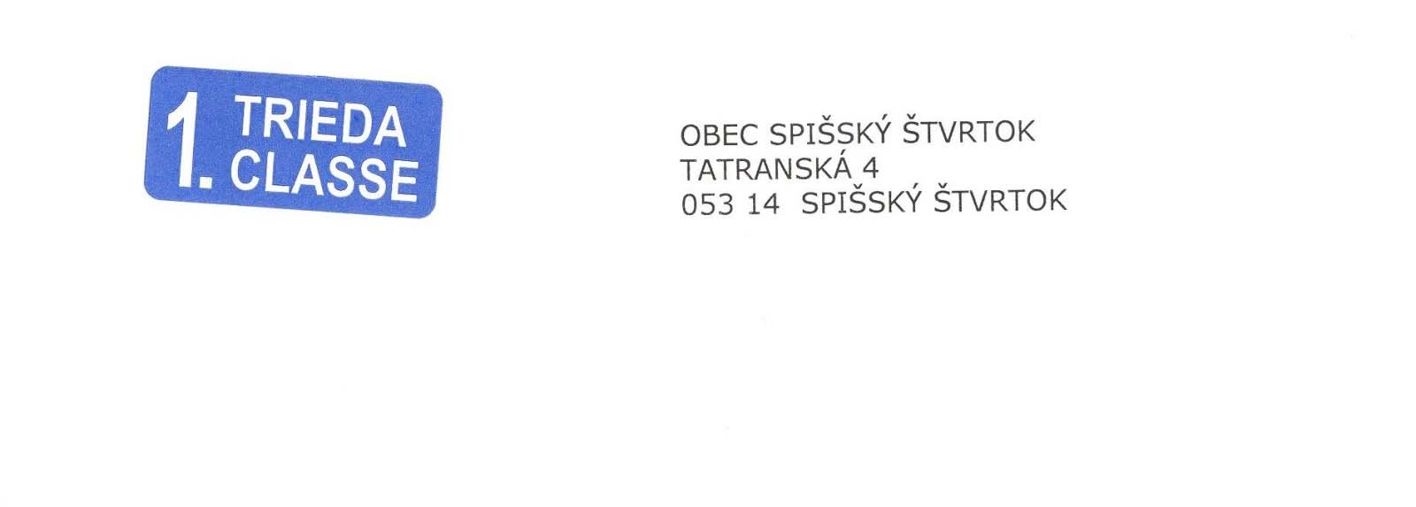 Dátum: 8. júl 2010 Odosielateľ: Súkromná osoba, Poprad Pečiatka V.