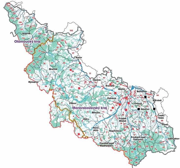 D. Ochrana před povodněmi a vodní režim krajiny Navržená