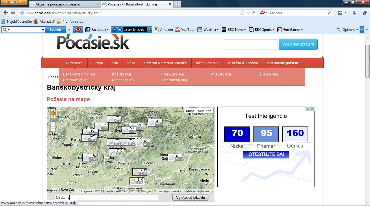 3. Zisti a napíš, aké spravodajstvá okrem meteorologických môžeme nájsť na tejto stránke. 4. Napíš, čo znamená skratka SHMU: 6. Načo potrebujeme vedieť aké bude počasie? 5.