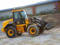 CÍLENĚ ÚČINNÉ. JCB 411 A 417 JSOU VYROBENY TAK, ABY PŘEMÍSTILY VÍCE MATERIÁLU ZA MÉNĚ PENĚZ.