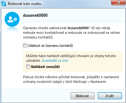 7. Testování heuristickou evaluací Heuristickou evaluací budeme testovat tyto use-cases: Blokování kontaktu Vyhledávání v historii zpráv Nastavení mikrofonu 7.