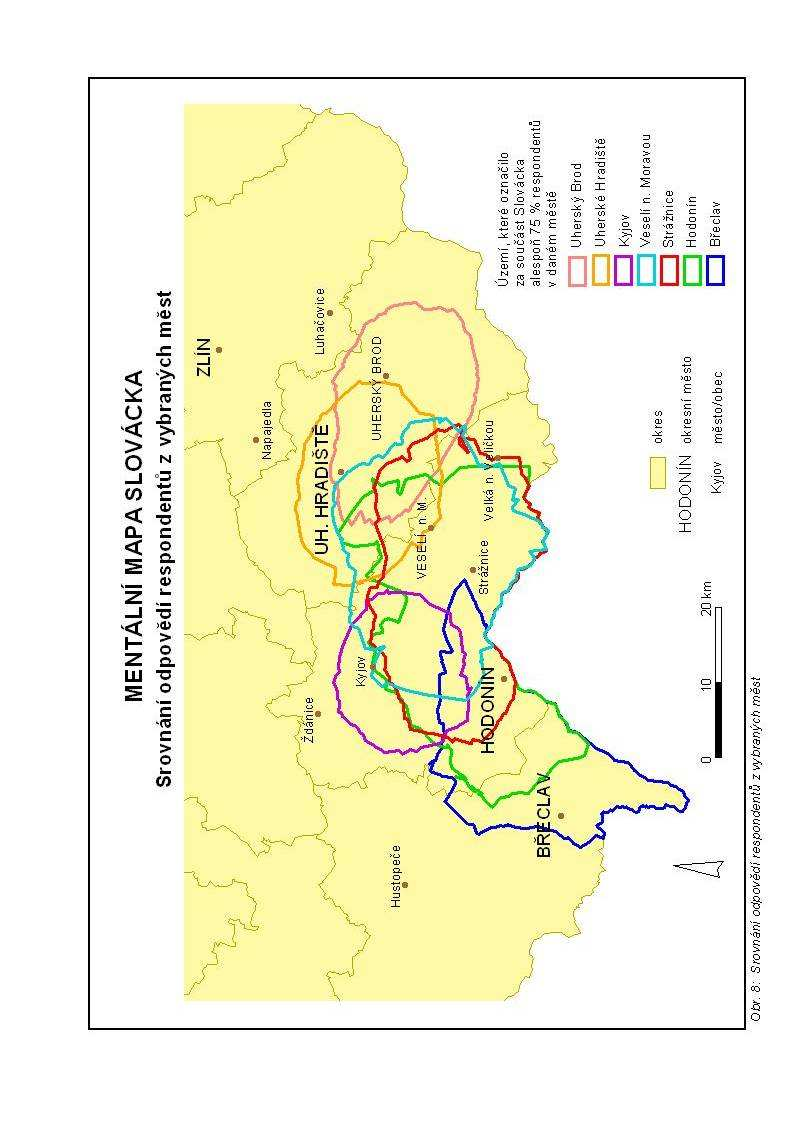 60 Obr.14: Mentální mapa Slovácka.