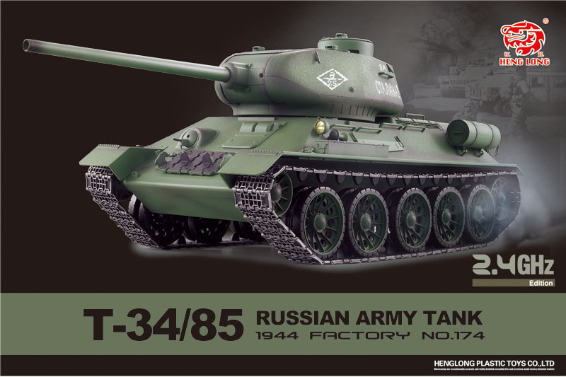 Uživatelská příručka Tank T-34 / 85 v měřítku 1:16 Technická specifikace: Měřítko: 1:16 Délka vč.