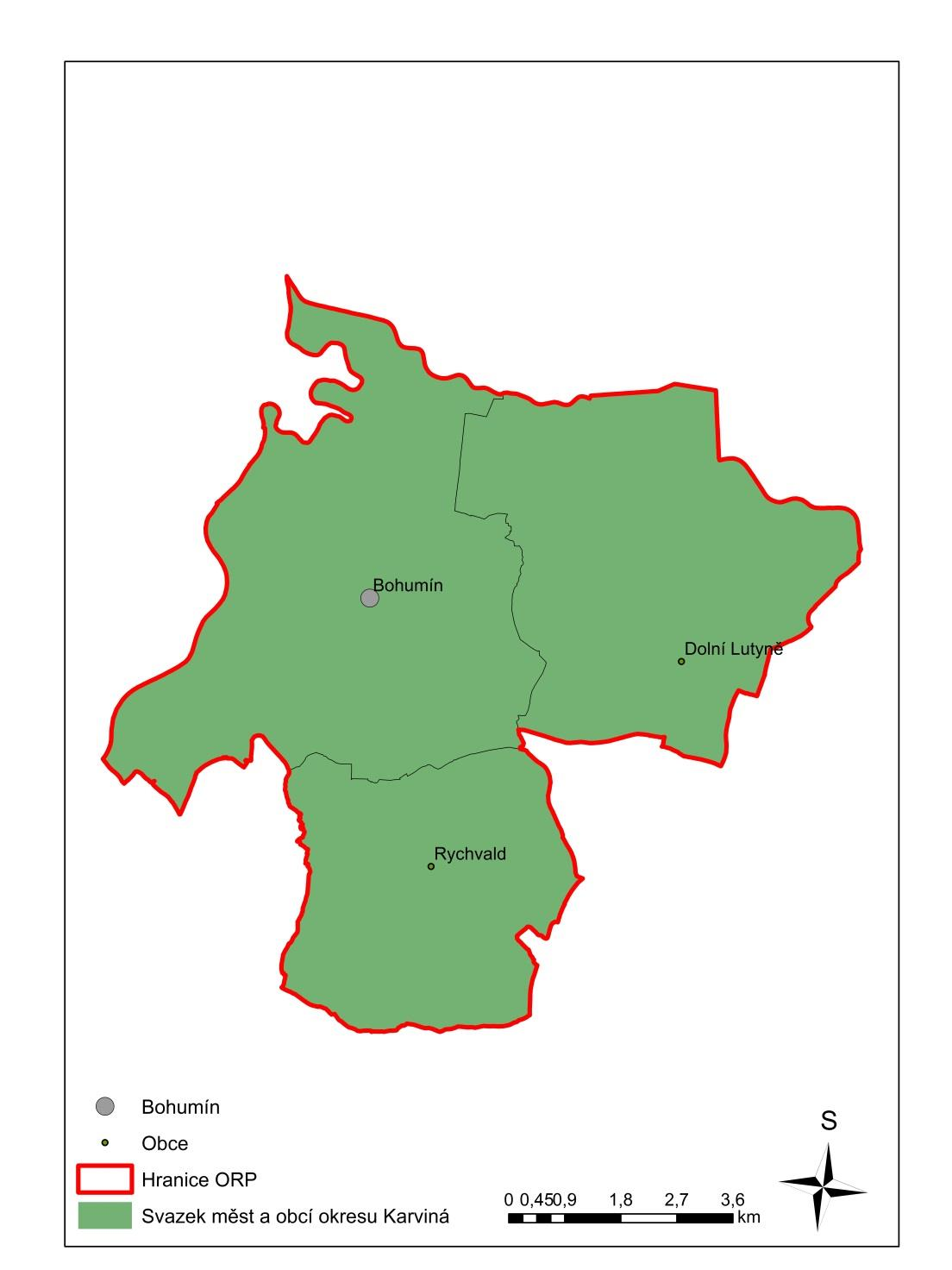 2 Souhrnná zpráva za všechny DSO v území Ve správním obvodu ORP Bohumín působí jeden dobrovolný svazek obcí (Svazek měst a obcí okresu