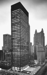 Obr.29: Ludwig Mies van der Rohe: budovy Lake Shore Drive, Chicago,