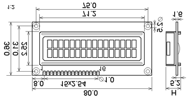 OLED MODULY ZNAKOVÉ OLED moduly znakové WEH000802A Znakový modul 8 znakù, 2 øádky WEH000802AL 59106 WEH000802ALPP3N00000 8 2 2,96 x 5,56 58 32 10 lutá 22 3,3-40 +80 59105 WEH000802ALPP5N00000 8 2