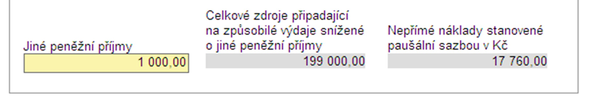 Všechna povinná pole mají v B7 rozepsané nápovědy, které se zobrazí po umístění kurzoru přímo na poli.