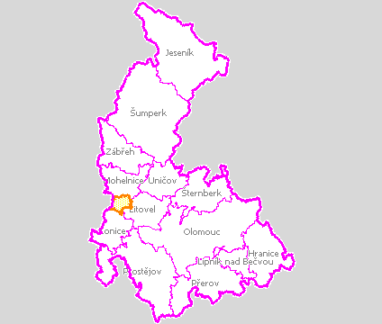 A. NÁZEV OBCE Název části obce (ZSJ): Bouzov Mapa A: Území obce Přehledová mapka Kód části obce PRVK: 7105_003_01_00869 Název obce: Bouzov Kód obce (IČOB): 500861 (500861) Číslo ORP3 (ČSÚ): 1881