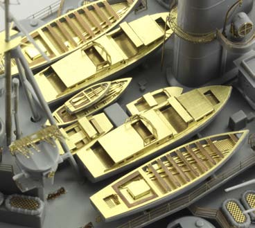 FOTOLEPTY Prince of Wales 1/350 Tamiya (53079) Prince of Wales cranes and