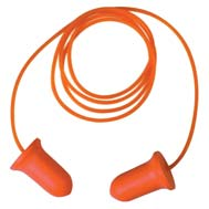Pracovní pomůcky - ochrana sluchu - zátky 03 2402 030 CONICPLUS200 Jednorázové fl uorescenční ergonomické ušní zátky z PU pěny, útlum 32 db, baleno po 200p.