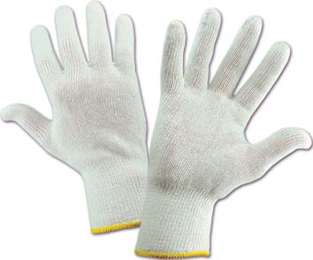 Rukavice 03 3259 301 vel. 6 12 PLUTON - textilní rukavice Kvalitní šitý bělený bavlněný úplet, bez manžety. BAL-1/12/600 03 3259 301 vel.