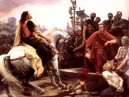 Caesar správcem Galie 9 let boje s keltskými kmeny do