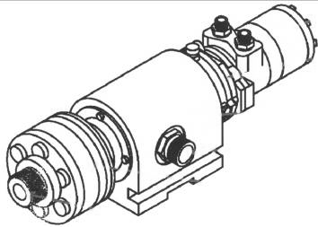 HD 25 S Rotačný motor určený pre pažené vŕtanie (priebežne pažené vývrty, čiastočne pažené vývrty).