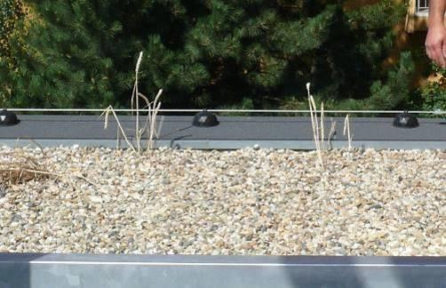 Obrázek 5: Nově provedená střešní terasa - provedení vykazuje stejné vady jako terasy v původním