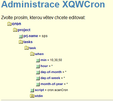 POZOR:V této příručce byl pro ilustraci využit pouze adresář lokálního PC, pokud soubory ukládáme přímo na aplikační server ze stanice, je třeba nastavit prostup a adresář místním