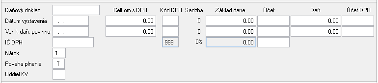 DPH automaticky zaradí do oddielu B.3. KV DPH. Niektoré úhrady (napr. preddavky za energie, leasing,...) je potrebné vykázať v oddiely B.2.