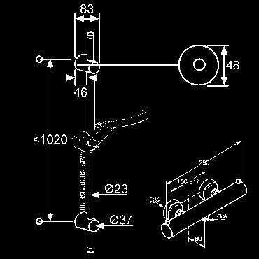 KLUDI A-QA KLUDI A-QA v SHOWER DUO sprchová termostatická batéria DN 15 trieda prietokového množstva B voľba teploty ovládacím ventilom s poistkou proti obareniu 38 C s uzavieracím ventilom 50%-né