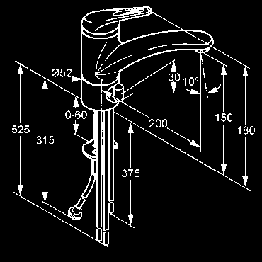 multiprípojka pre práčku a umývačku riadu, medené rúrky 8/10 mm pre beztlakový prietokový