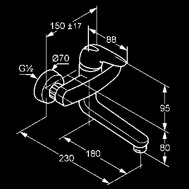 batéria DN 15 trieda prietokového množstva A Cascade perlátor M 24 x 1