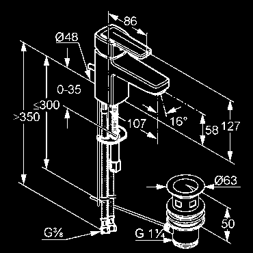 súprava G 1 1/4 P-IX 18513/IA chróm 501430542 475,02 BIDET