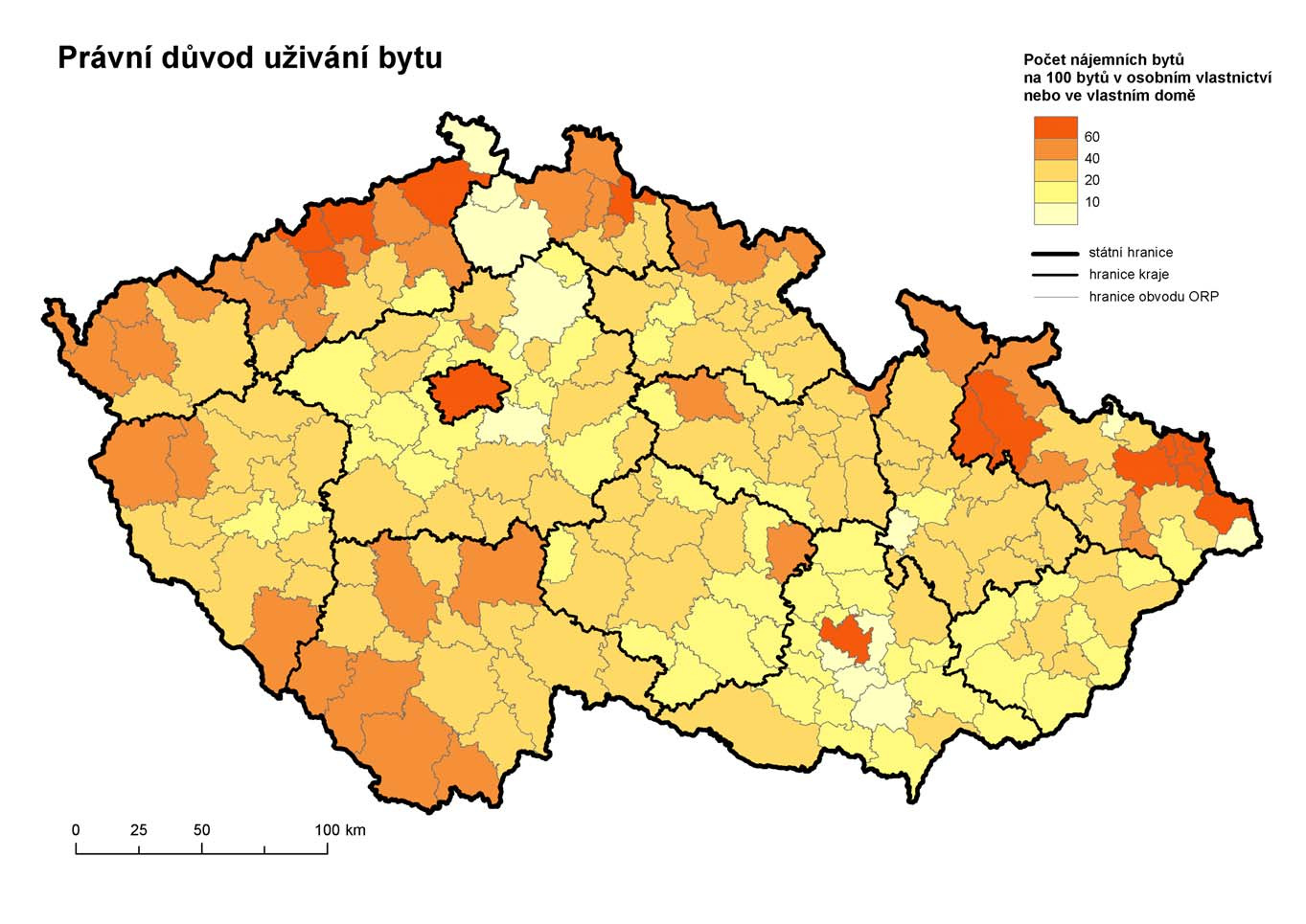 1 PRÁVNÍ DŮVOD UŽÍVÁNÍ BYTU 2011 ČESKÝ STATISTICKÝ