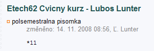 Než se dostaneme k návodům, jak na to, zhrňme si, co Poznámkové bloky dokážou. Informovat studenta o změne Po kliknutí na Student Informace z poznámkových bloků student vidí kdo a jakou změnu provedl.