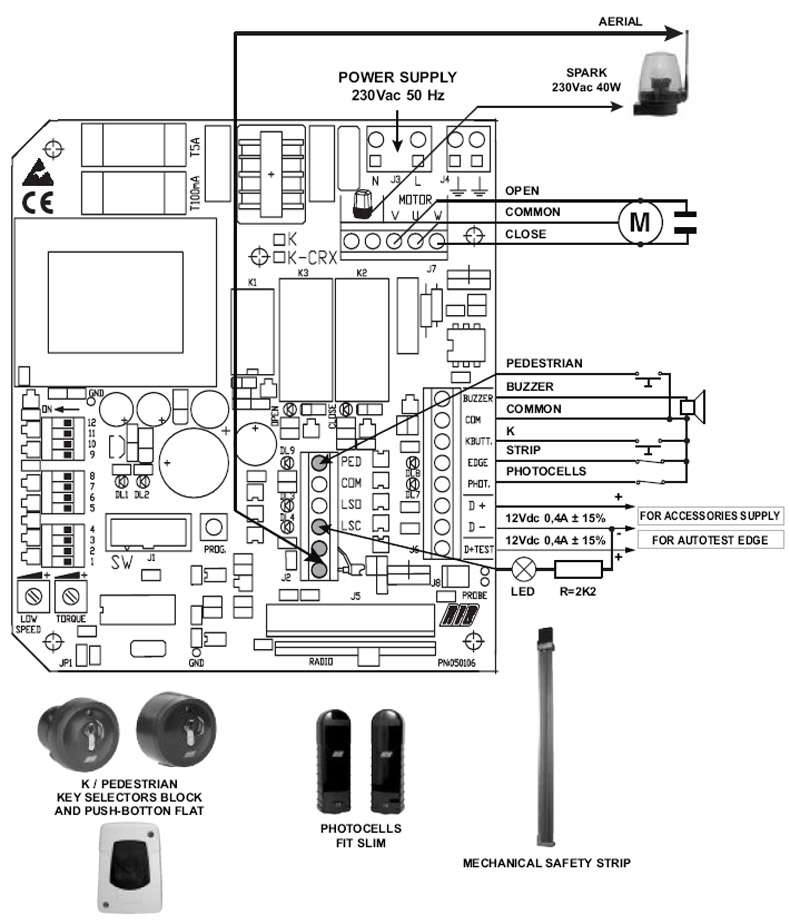 SCHÉMA ELEKTRICKÉHO ZAPOJENIA TRITON s.