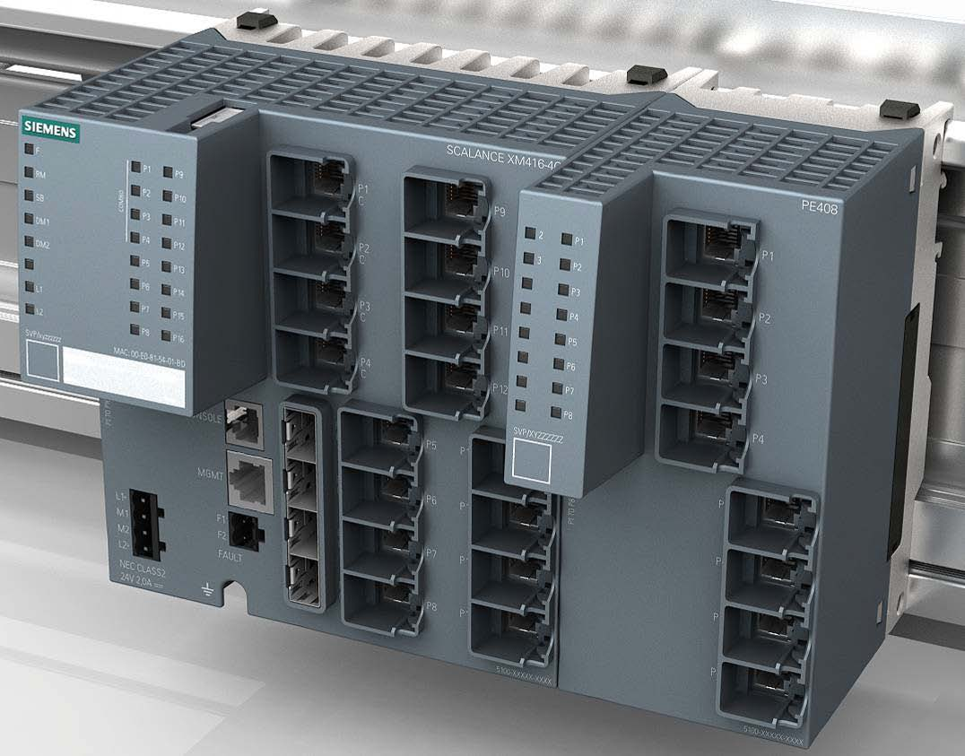 SCALANCE XM-400 Maximum výkonu Maximum portů celkem 24 Maximum datová rychlost 24 x 1000Mbit/s Maximum výkonu (bez blokování) 24 Gbit/s Maximum počtu virtual LANs 257