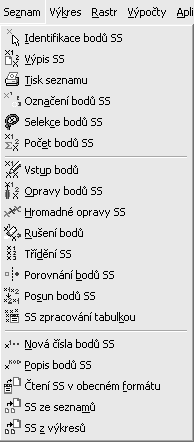 souřadnic otevřen nějaký výkres a předtím nebyl žádný výkres otevřen, přenastaví se způsob zobrazení souřadnic podle výkresu. Geodetické výpočtu může uživatel provádět jednotlivě ale i dávkou.