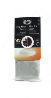 SYPANÉ ČAJE V PORCÍCH Řada OXABAG představuje 12 druhů sypaných čajů v porcích z filtračního papíru.