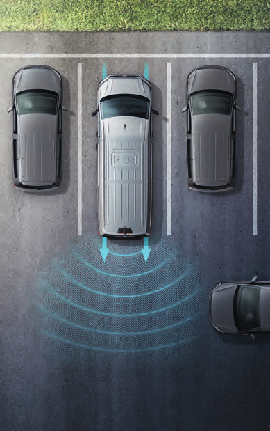 Přitom však nepřekročí nastavený rychlostní limit. Součástí ACC je také systém kontroly odstupu Front Assist. Systém Front Assist s funkcí nouzového brzdění City Brake.