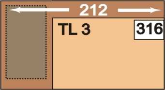 312 TL 2,5 313 2,5 TR 186 73 Odkládací deska v