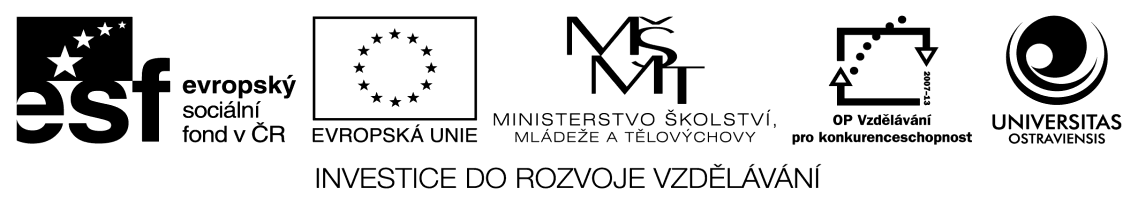 REPREZENTACE ZNALOSTÍ URČENO PRO VZDĚLÁVÁNÍ V AKREDITOVANÝCH STUDIJNÍCH PROGRAMECH MARTIN ŽÁČEK ČÍSLO OPERAČNÍHO PROGRAMU: CZ.1.