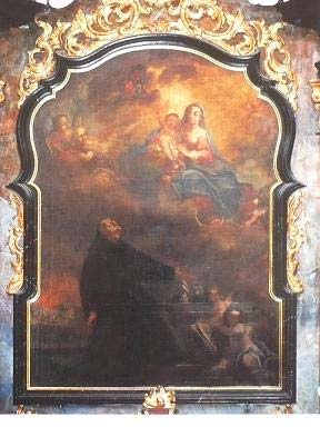 [15] Ignác Viktorin Raab: Svatý Filip Benizius, 1760, plátno, olejomalba,
