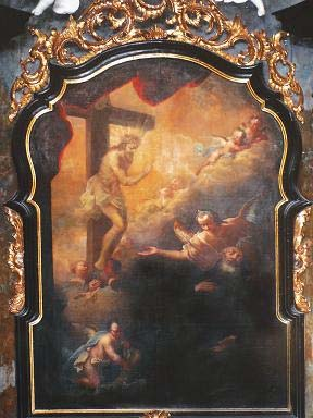 [16] Ignác Viktorin Raab: Svatý Peregrin, 1780, plátno, olejomalba, rozměry